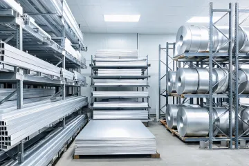 Aluminum sheet and extrusion stock